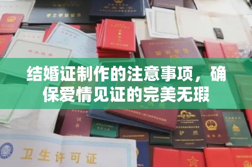 宜丰结婚证制作的注意事项，确保爱情见证的完美无瑕