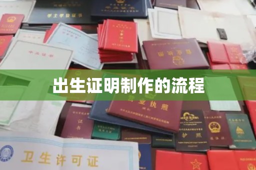 宜丰出生证明制作的流程