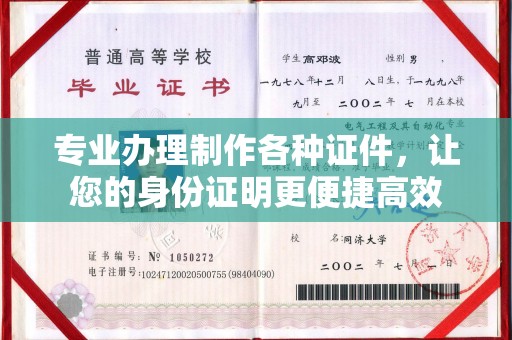 宜丰专业办理制作各种证件，让您的身份证明更便捷高效