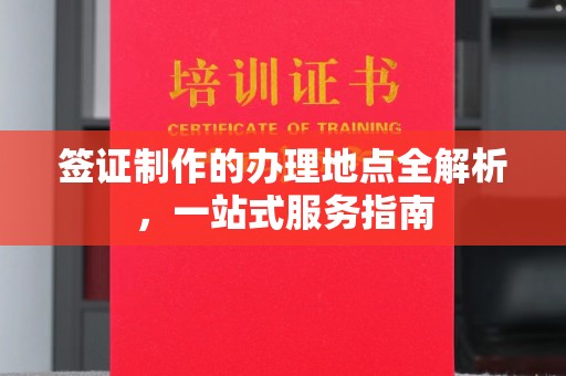 宜丰签证制作的办理地点全解析，一站式服务指南