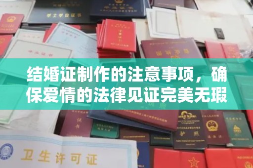 宜丰结婚证制作的注意事项，确保爱情的法律见证完美无瑕